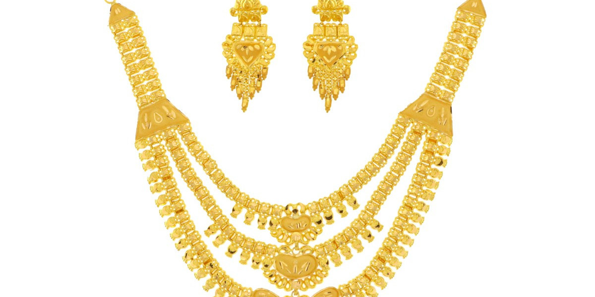 Unveiling Timeless Beauty: The Allure of Real Gold Necklace Sets